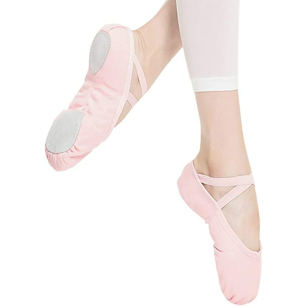 Details about   Girls Pink Leather Ballet Dance Shoes 